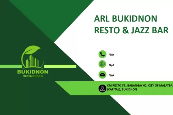 ARL BUKIDNON RESTO & JAZZ BAR