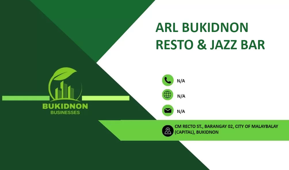 ARL BUKIDNON RESTO & JAZZ BAR