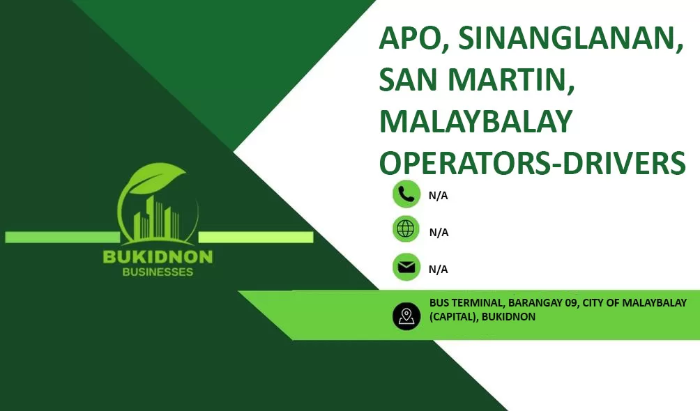 Asmoda(Apo, Sinanglanan, San Martin, Malaybalay Operators-Drivers Association), Inc.